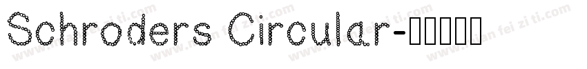 Schroders Circular字体转换